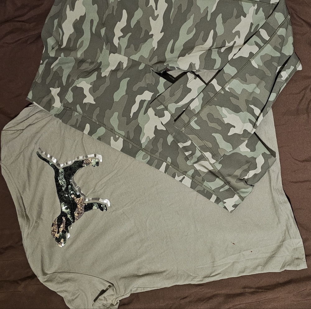 PINK Victoria's Secret Khaki Top - Picture 5 of 6